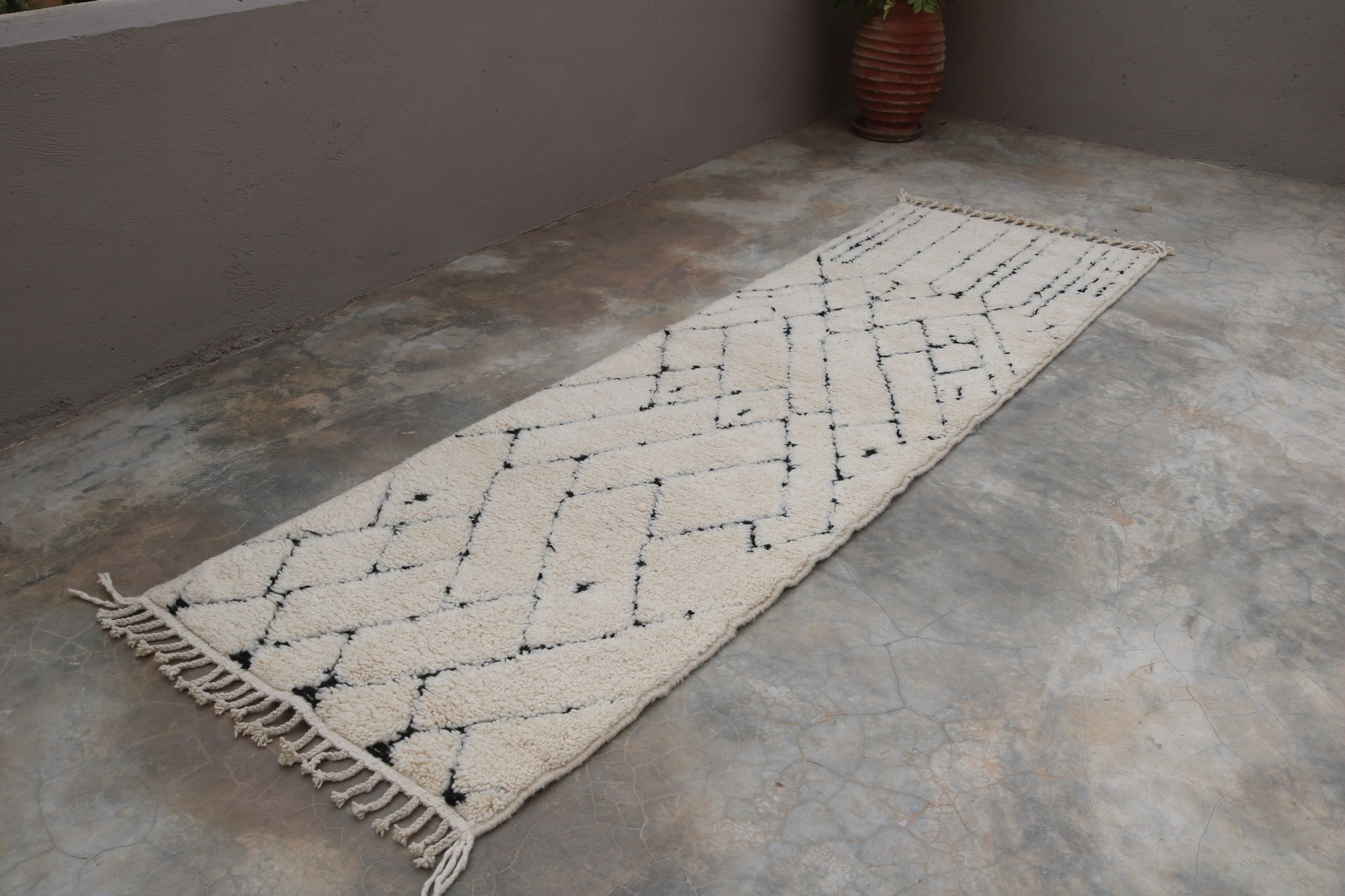 Tapis Beni Ouarain, 320 x 95 cm - R325