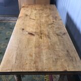 Farm table with built-in extensions 336 cm
