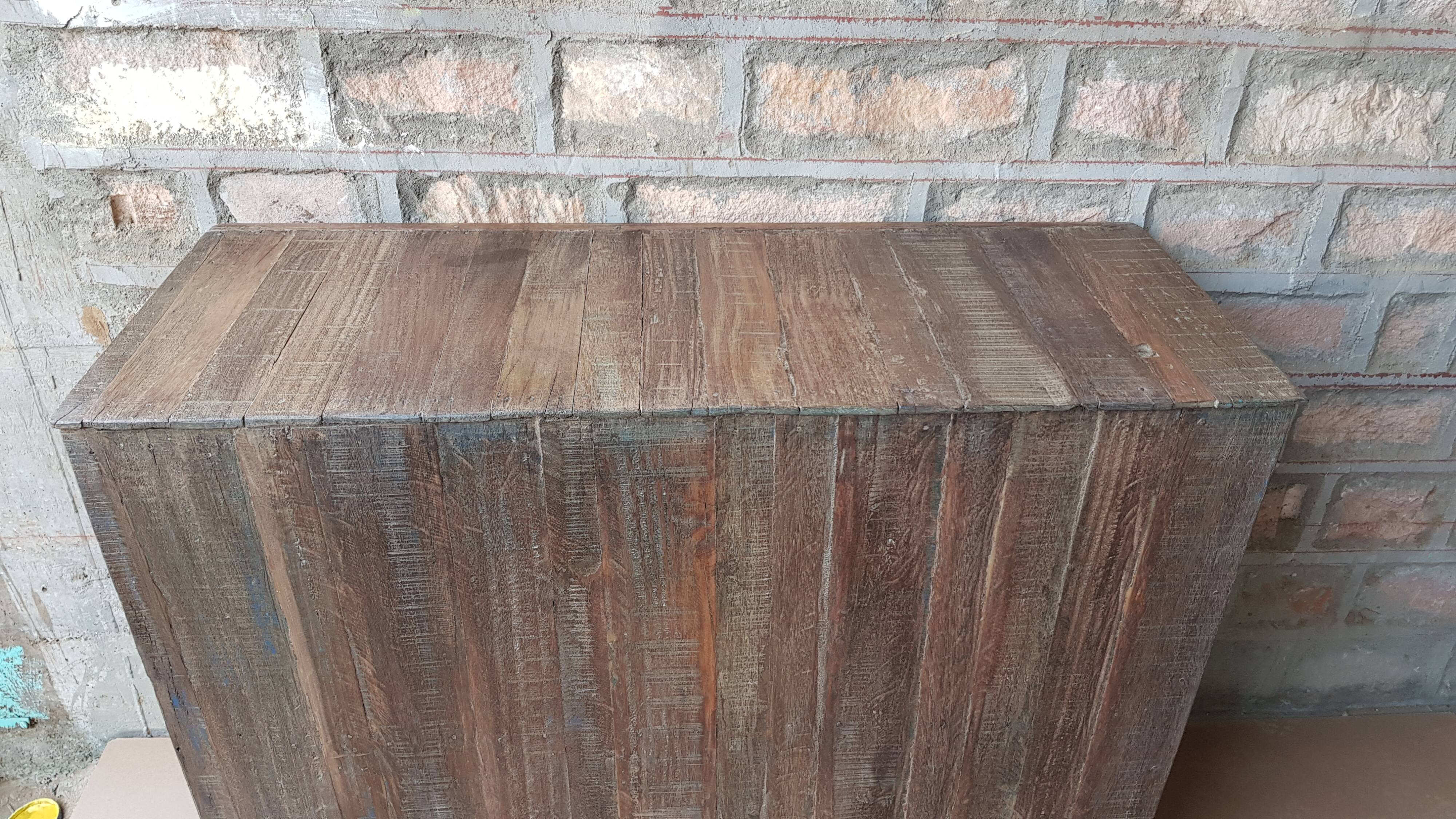 Ancient tribal buffet in Burmese teak