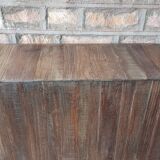 Ancient tribal buffet in Burmese teak