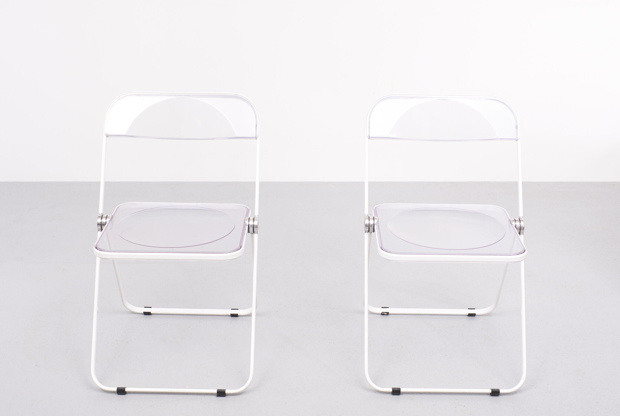 Plia folding chairs by  Giancarle Piretti for Castelli, 1970s, Italy