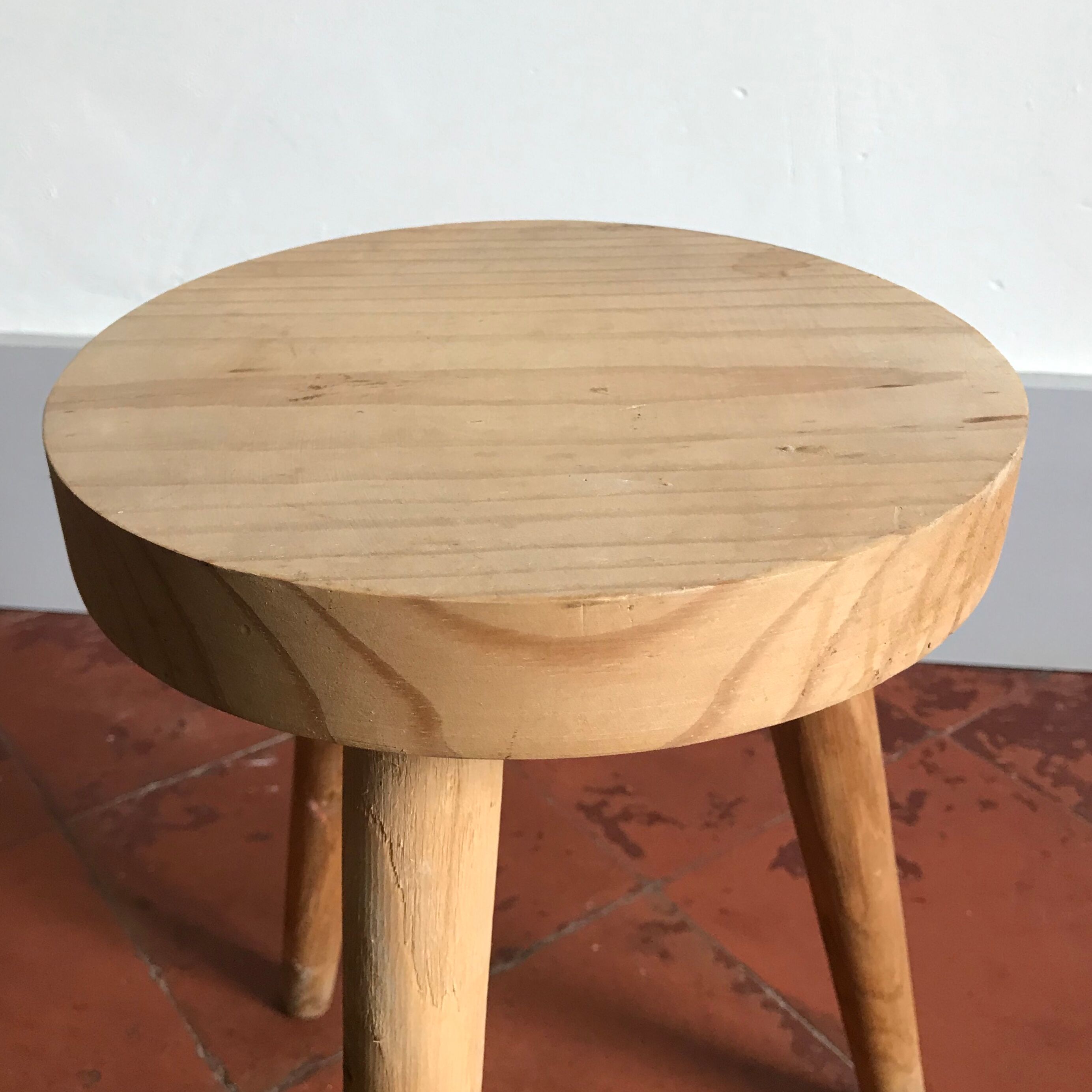 Tripod wooden stool