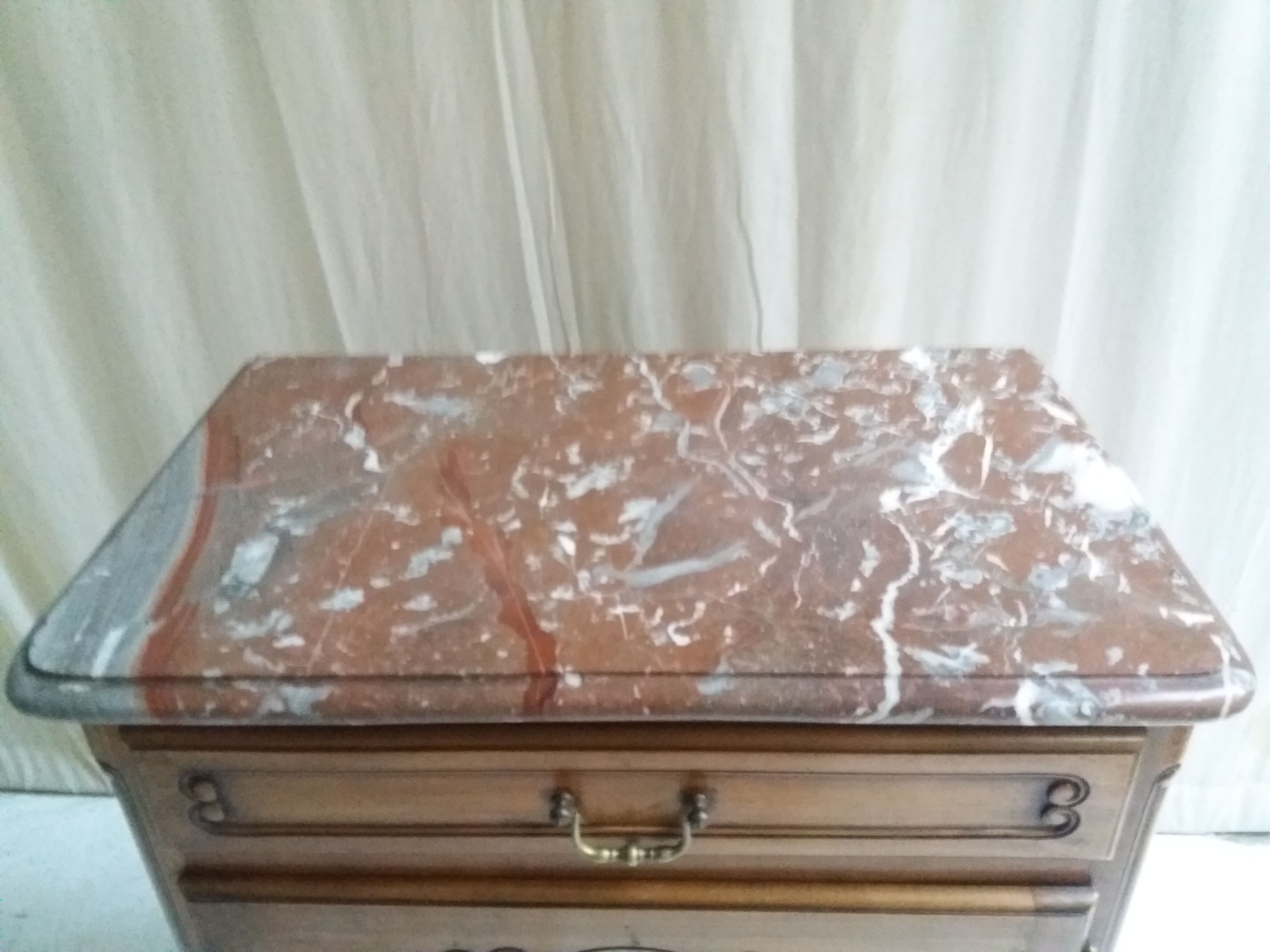 Louis xv-style confectioner in walnut