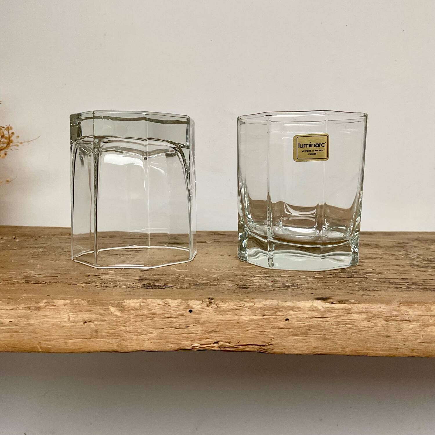 6 vintage LUMINARC “Octime” glasses
