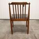 Chaise scandinave 1960 en teck et skaï