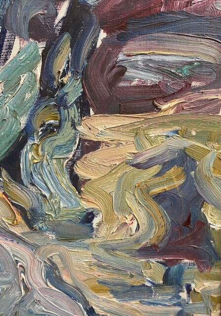 Oil on canvas signed C. Douard, 1969