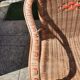 Set of 4 wicker and rattan armchairs