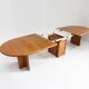Vintage Danish Large Oval Extendable Dining Table XL 1960s