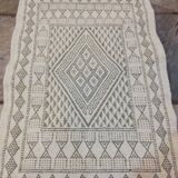 Tapis blanc marocain 105x60cm