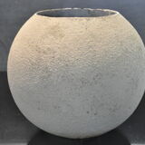 Cement ball planter from the 1960s