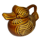 Vintage zoomorphic table pitcher sarreguemines