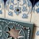 Enamelled cast iron wood stove and earthenware Mirus