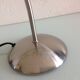 Bedside lamp in metal and frosted glass art deco style