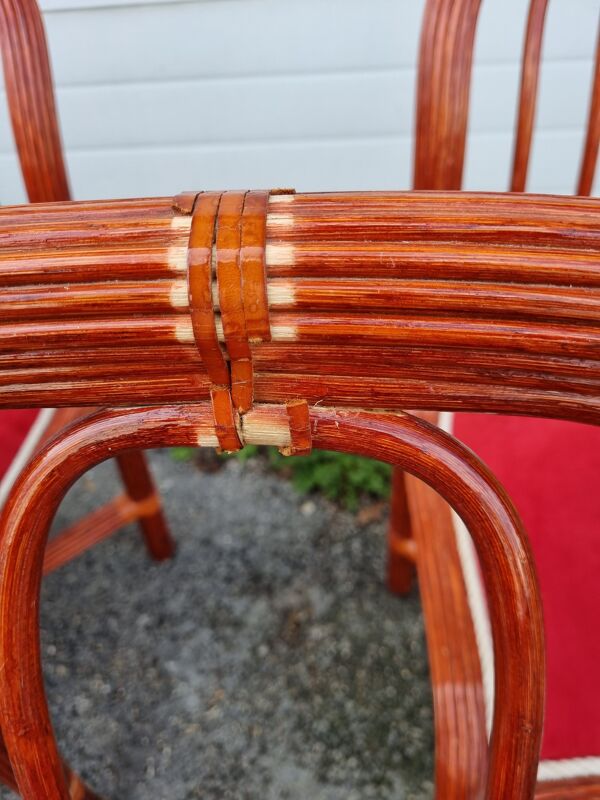 Table & chaises Maugrion Roche Bobois 1980