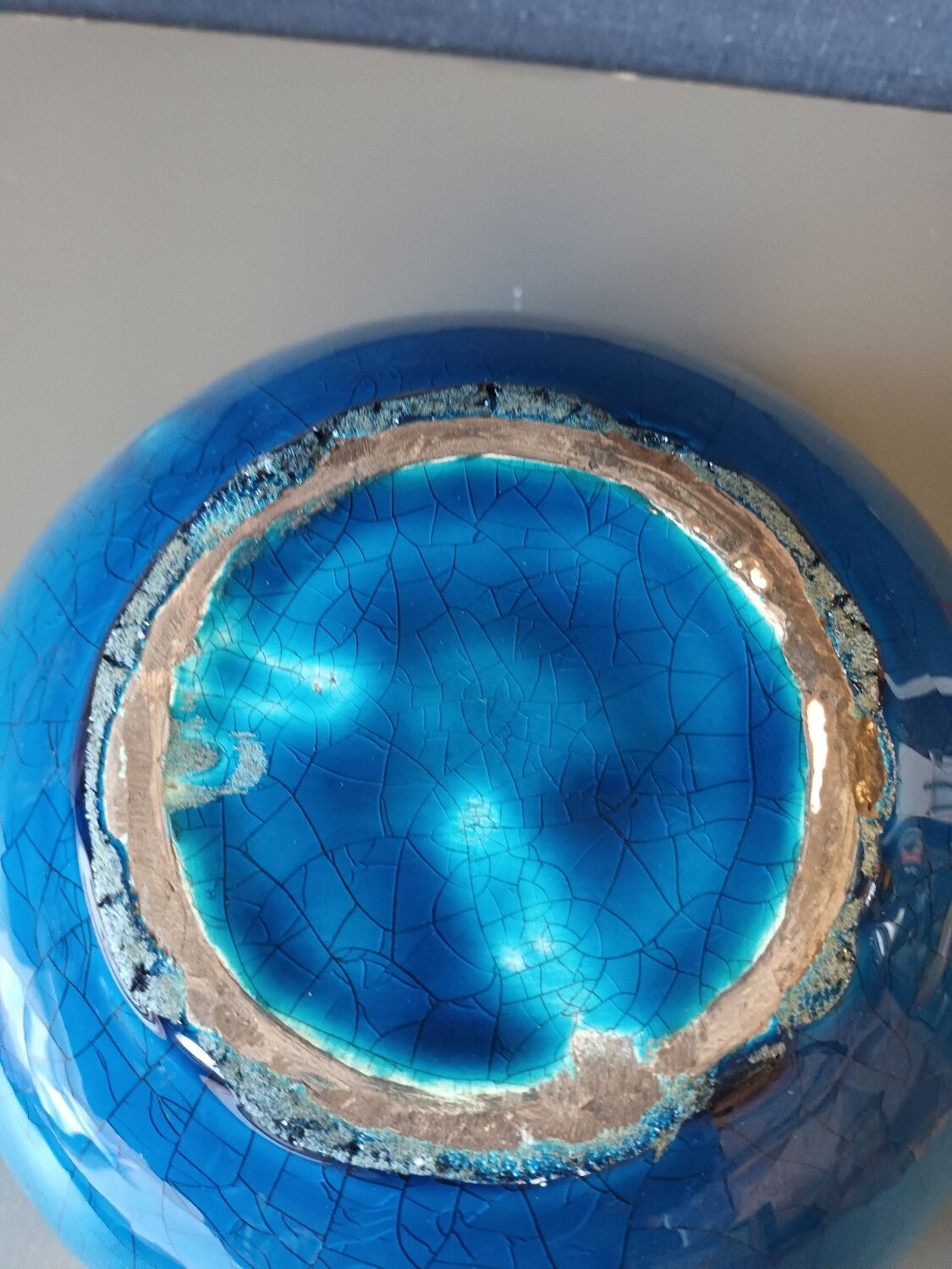Saladier bleu