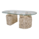 Magnussen Ponte Mactan Stone Coffee or Fossil Stone Table, 1980s
