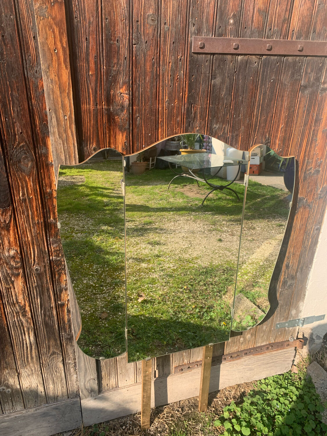 Dressing table mirror, 94x93 cm