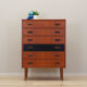 Commode en teck, design danois, années 1970, fabriqué au Danemark