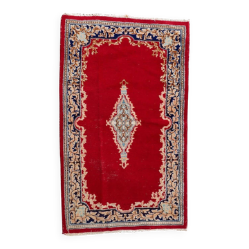 Vintage 1950s Persian Kerman rug 88cm x 151cm - 1C1246