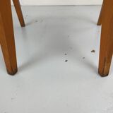 Vintage red bridge chair