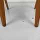 Vintage red bridge chair
