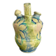 Yellow floral decoration water bottle