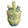 Yellow floral decoration water bottle