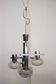 Chrome ceiling lamp by Toscana Luce, 1970s