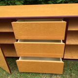Vintage sycamore sideboard Mario Sabot 1970