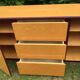 Vintage sycamore enfilade by Mario Sabot 1970