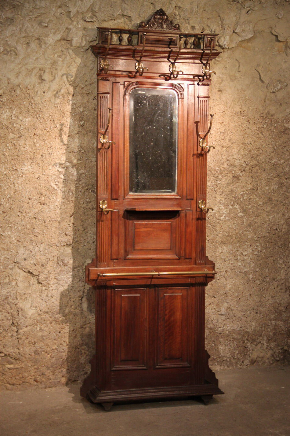 Walnut coat hanger from the 1930