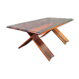 Coffee table in ebony from the 40s/50s