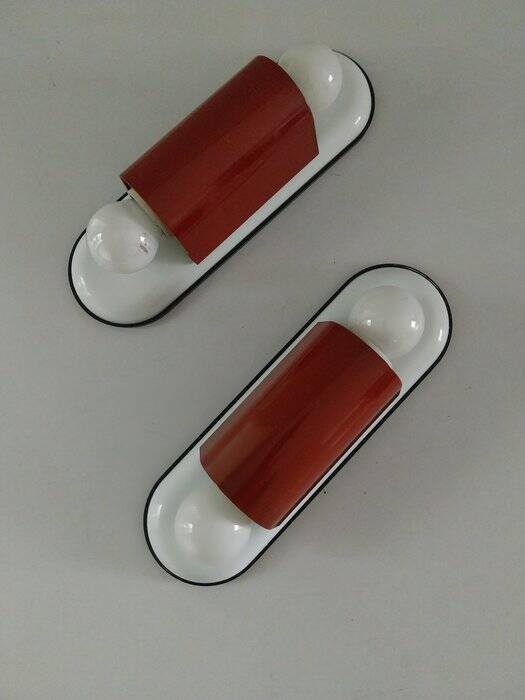 Set de 2 appliques Dui de Vico Magistretti pour Artemide