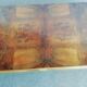 Vintage coffee table 70s wood and brass