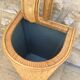 Rattan umbrella holder