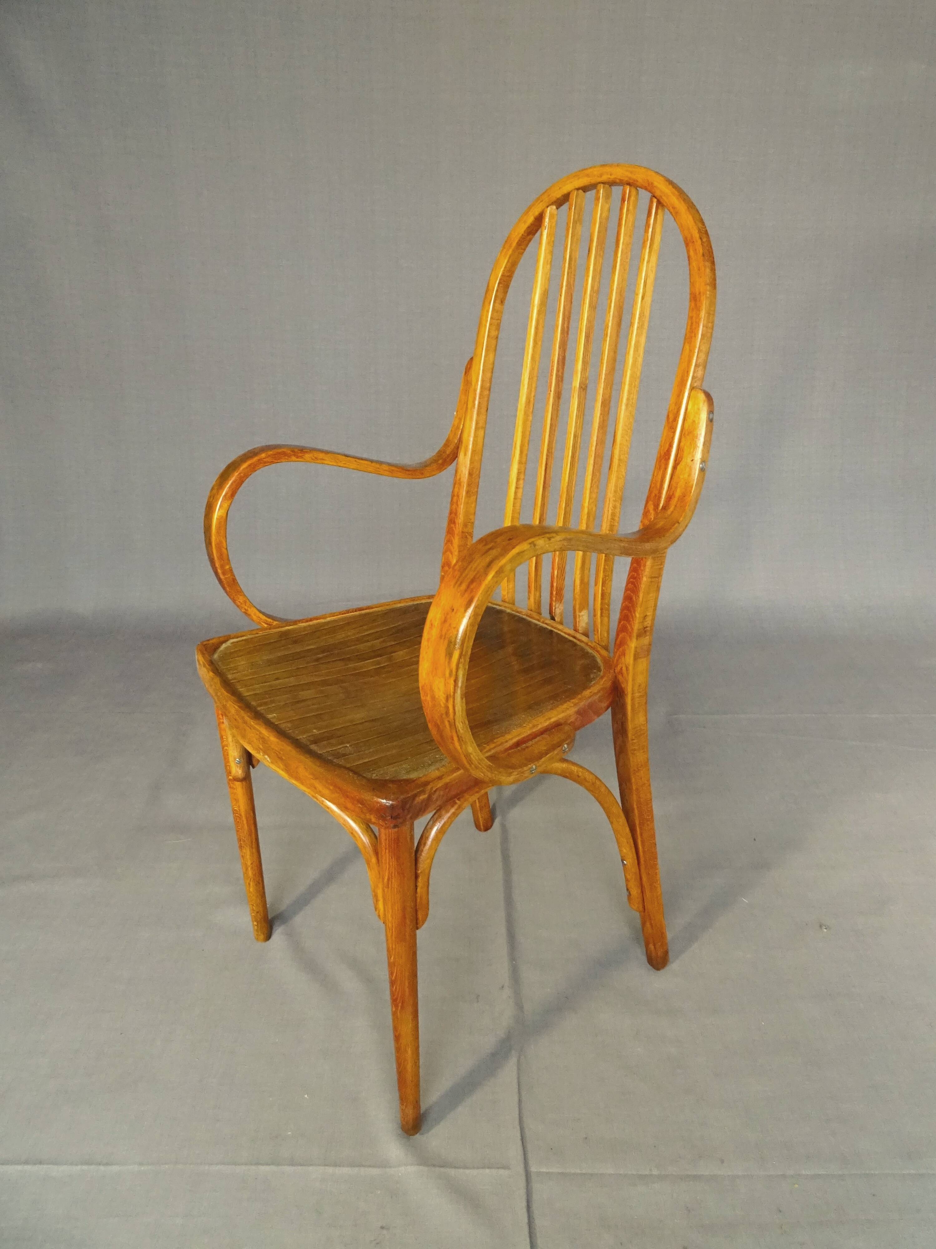 THONET armchair No. 1644, circa 1920 Secession, Art Deco