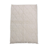 Tapis berbère blanc à petits losanges 170x240 cm