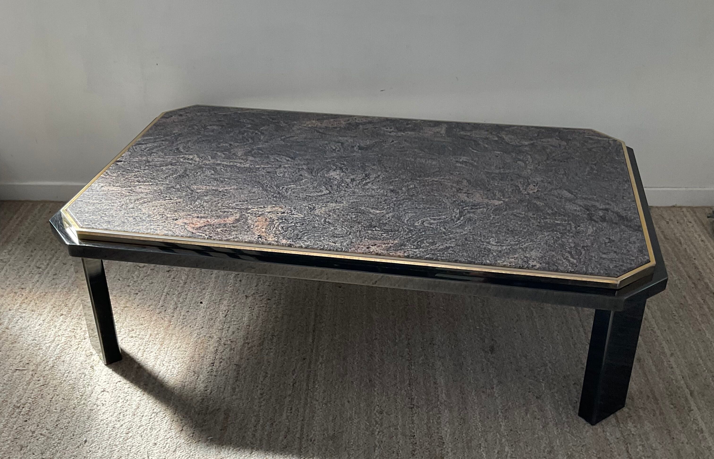 Vintage Fedam coffee table from the 80s