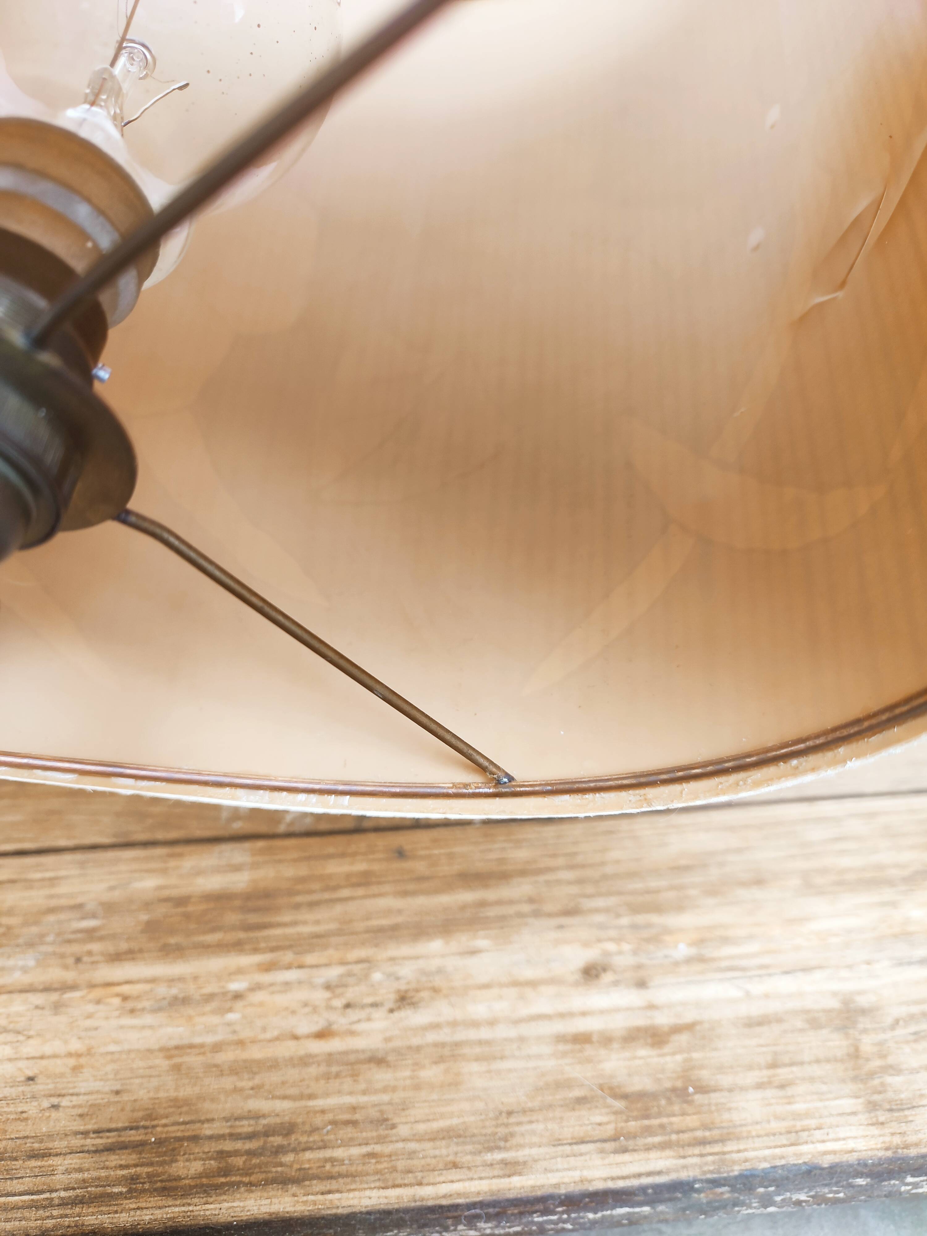 Scandinavian wooden lamp