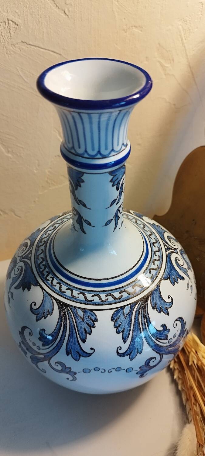 Montagnon Nevers earthenware soliflore vase