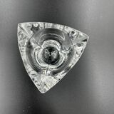 Triangular crystal ashtray