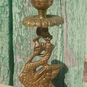 Bougeoirs anciens en bronze
