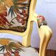 Fauteuil vintage style Louis XV
