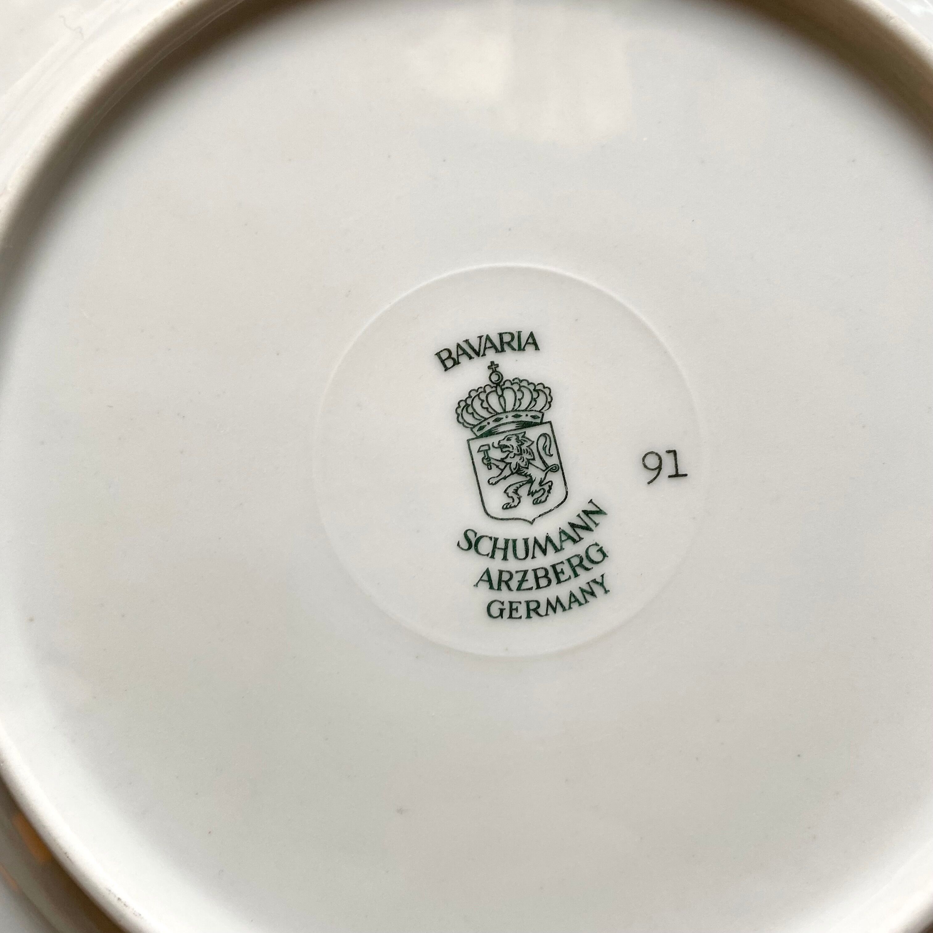 Bavaria porcelain plates
