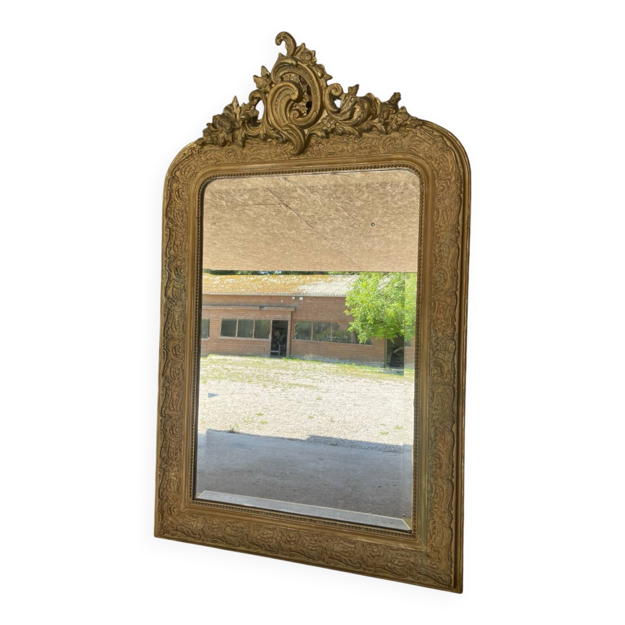 Antique Louis XV style mirror from the Napoleon III period