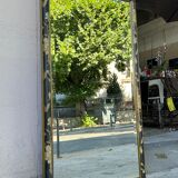 Beveled mirror empire mahogany