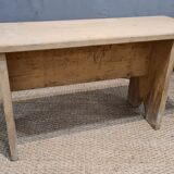 Wooden bench