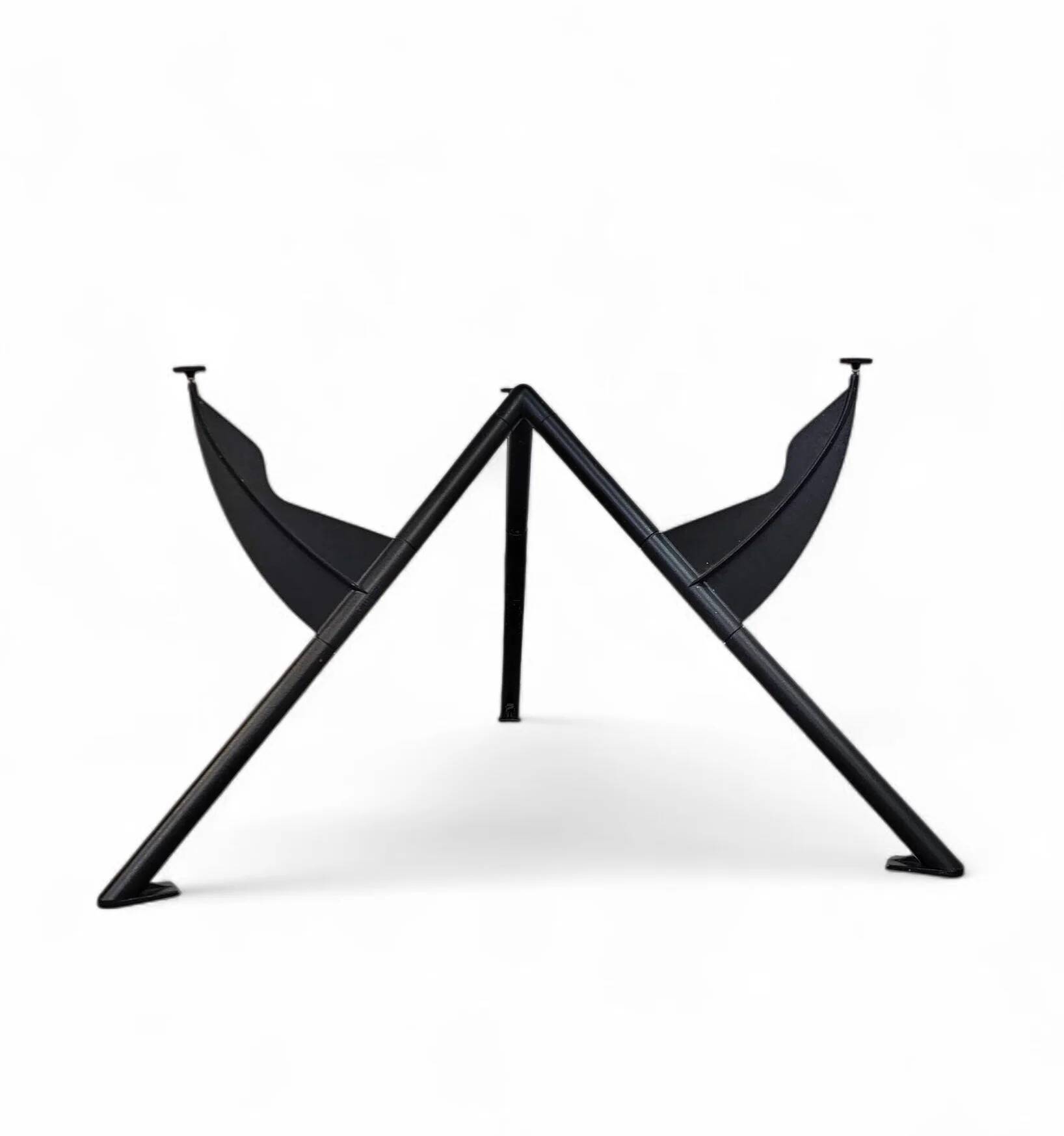 Philippe Starck / 1984 for François Mitterrand's private office / President M / black dining table frame / Baleri