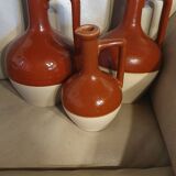 Three Bardinet glazed stoneware decanters, Bordeaux distiller