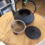 Cast iron teapot